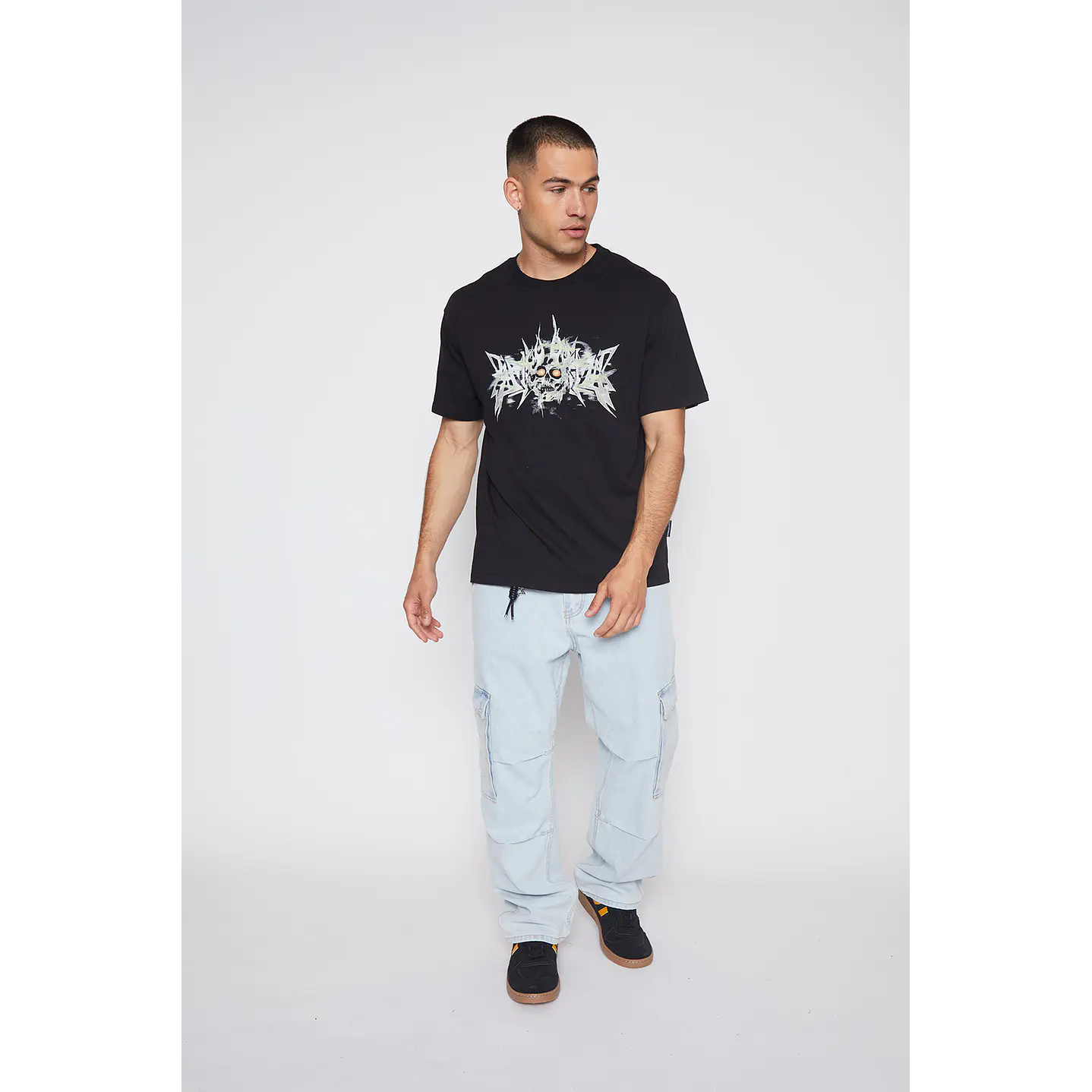 Polera Death Met Hombre Negro Familyshop 2