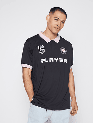 Polera Hombre Football Negro Familyshop