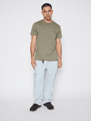 Polera Hombre Casual Basic Verde Familyshop