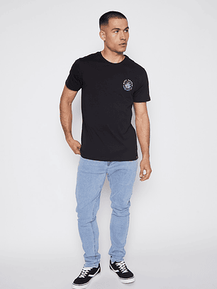 Polera Hombre Casual Basic Negro Familyshop