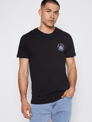 Polera Hombre Casual Basic Negro Familyshop