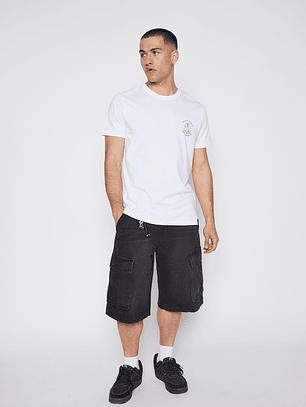 Polera Hombre Casual Basic Blanco Familyshop