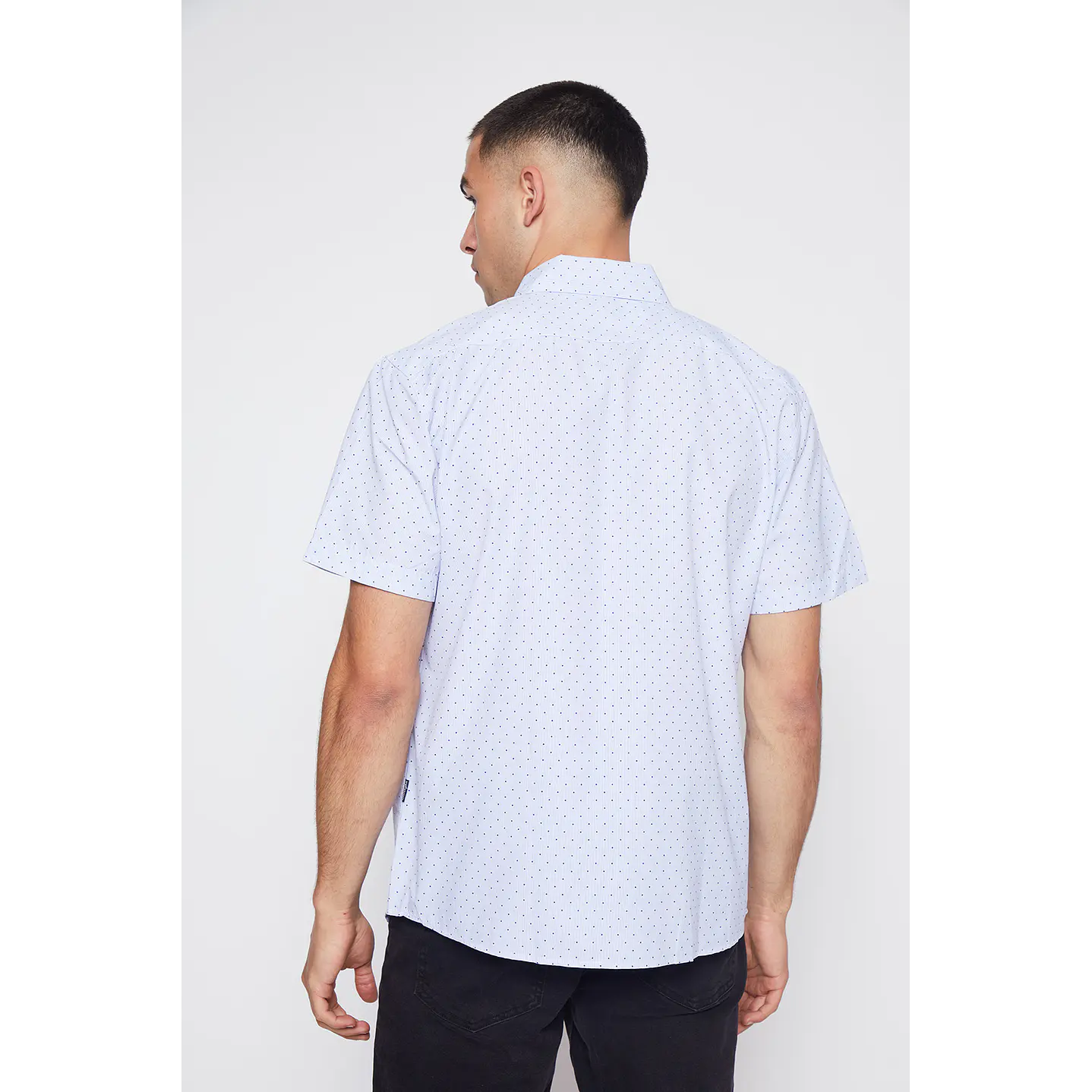 Camisa Hombre Full Raport Celeste Familyshop 3