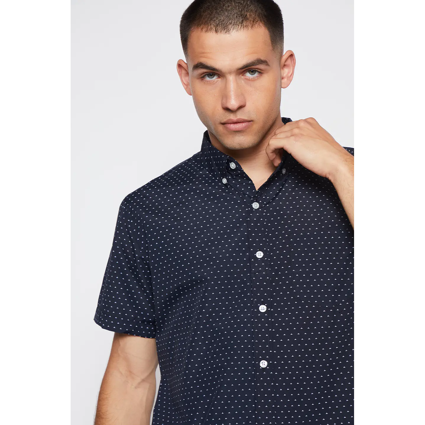 Camisa Hombre Punto Negro Familyshop 3