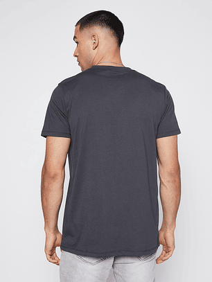 Polera Hombre Calavera Acero Familyshop