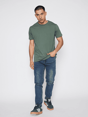 Jeans Hombre Slim Fit Azul Familyshop