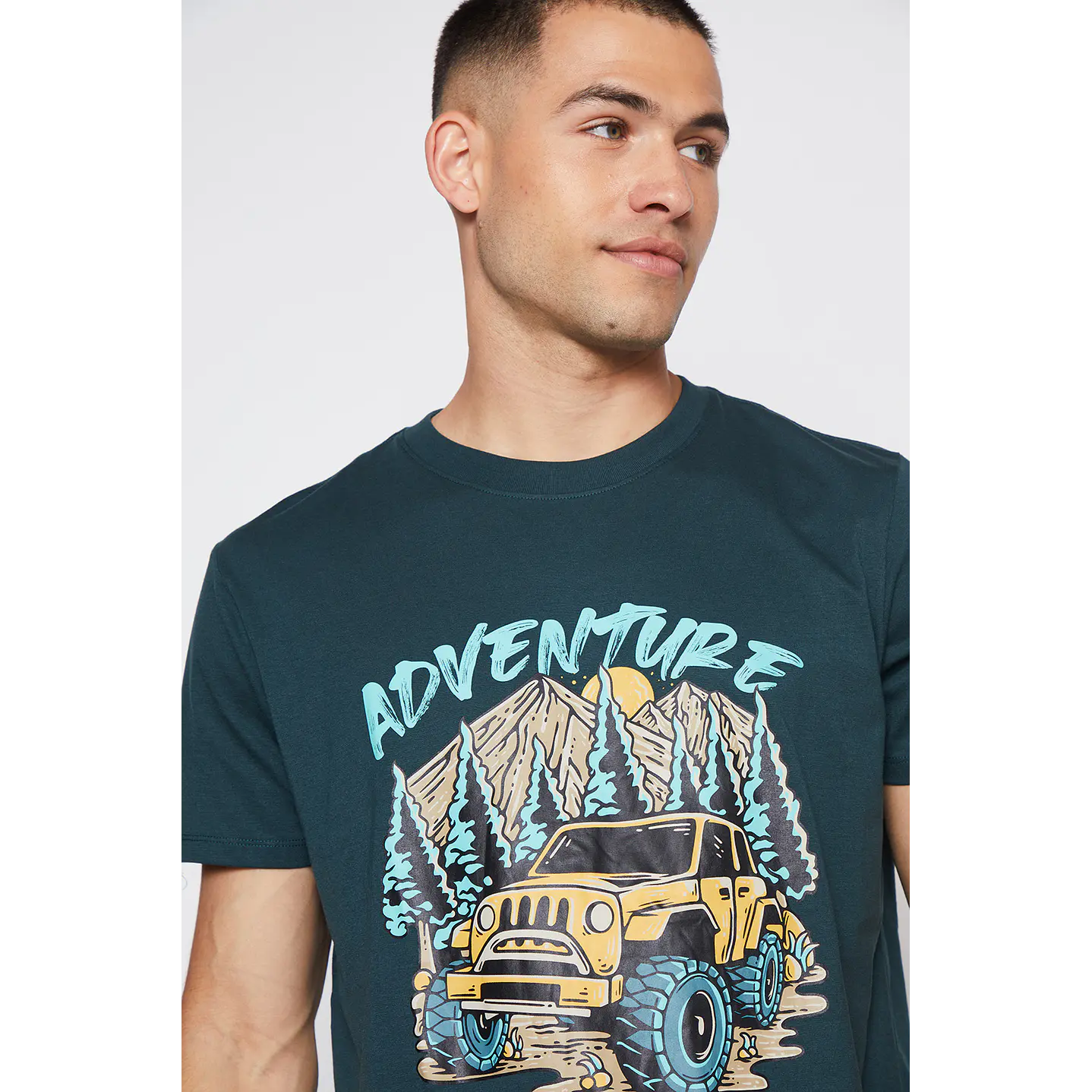 Polera Hombre Adventure Verde Familyshop 4