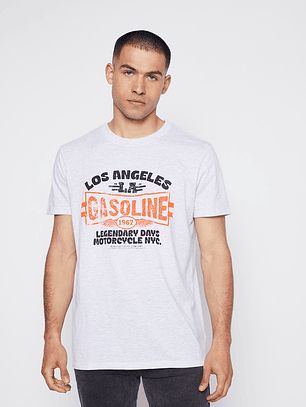 Polera Hombre Gasoline Gris Familyshop