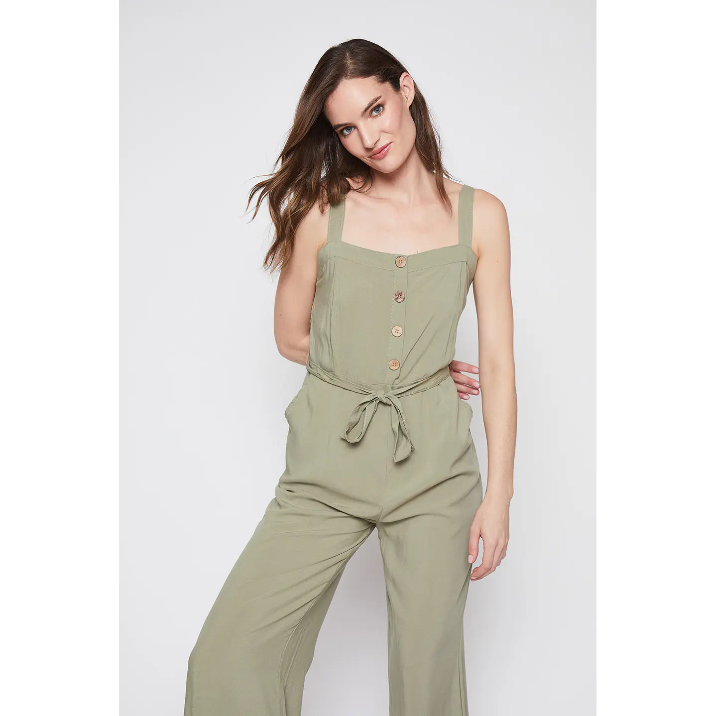 Enterito Mujer Lino Verde Familyshop 4