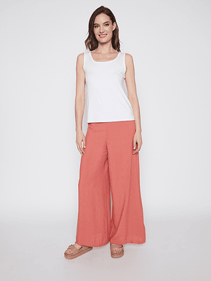 Pantalón Mujer Basta Ancha Coral Familyshop