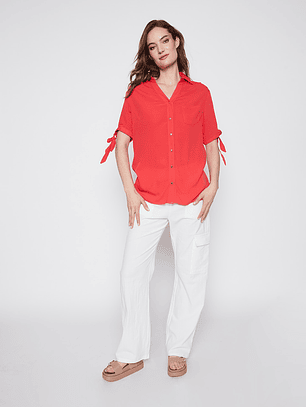 Blusa Mujer Chic Rojo Familyshop