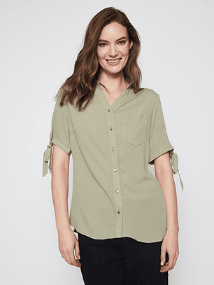 Blusa Mujer Chic Verde Familyshop