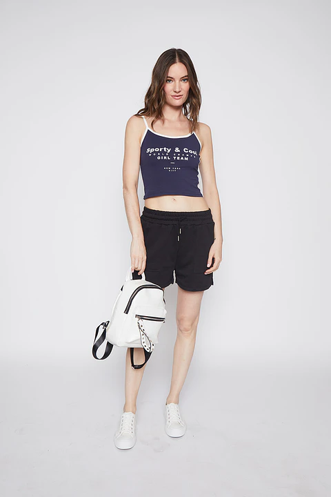 Polera Mujer Pabilo Azul Familyshop