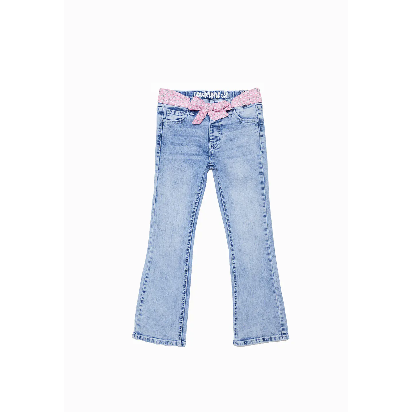 Jeans Flare Niña Azul Familyshop 4