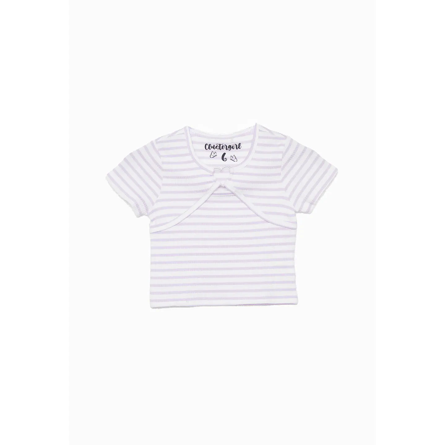 Polera Corazón Niña Lila Familyshop 4