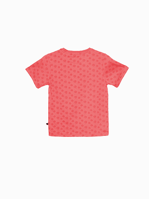 Polera Rapport Frente Manga Corta Rojo Familyshop