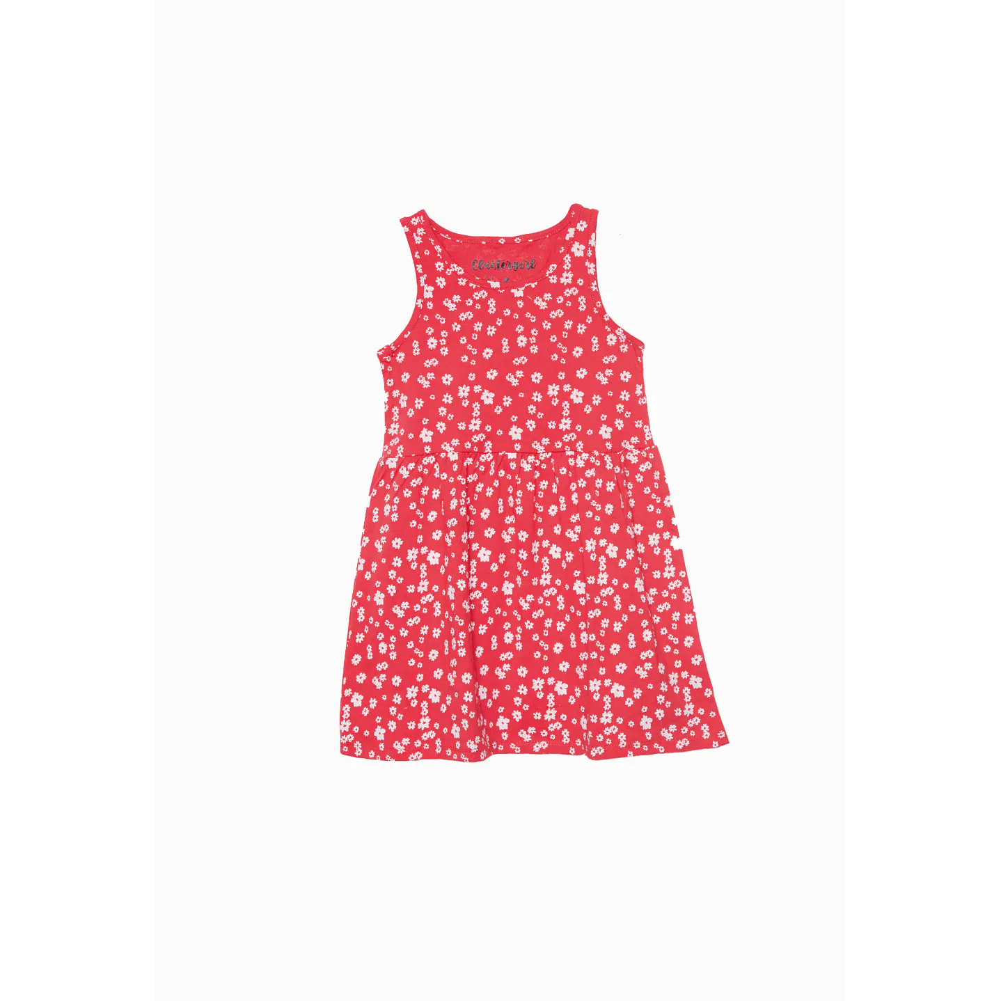Vestido Niña Basic Rojo Familyshop 1