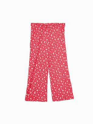 Pantalón Niña Pretina Elástica Rojo Familyshop