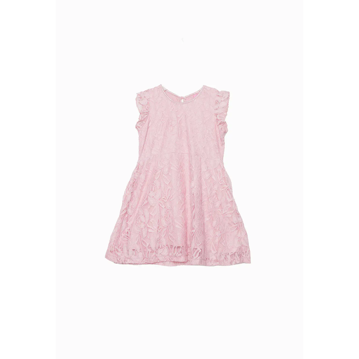 Vestido Niña Encaje Rosado Familyshop 1