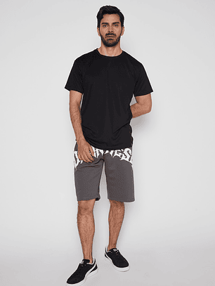 Bermuda Gotic Hombre Regular Fit Acero Familyshop