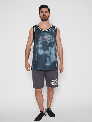 Bermuda Hombre Basket Gris Familyshop