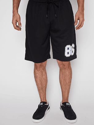 Bermuda Hombre Basket Negro Familyshop