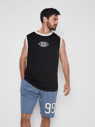 Polera Hombre Street Negro Familyshop