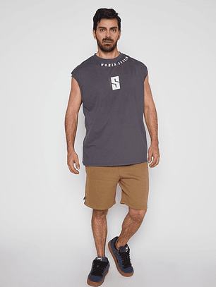 Bermuda Hombre Slim Fit Camel Familyshop