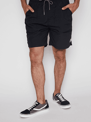 Traje De Baño Hombre Casual Negro Familyshop