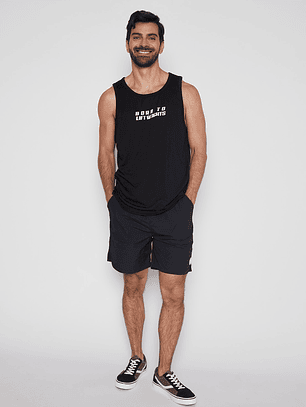 Polera Hombre Born To Negro Familyshop