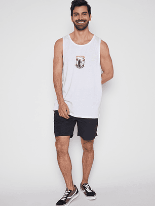 Polera Hombre Relax Blanco Familyshop