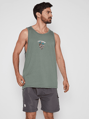 Polera Hombre Relax Verde Familyshop