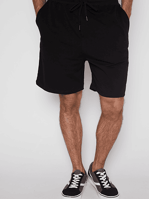 Bermuda Hombre Basic Negro Familyshop