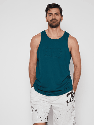 Polera Hombre 3D Basic Verde Familyshop