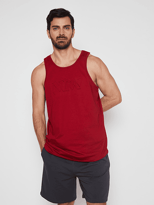 Polera Hombre 3D Basic Rojo Familyshop