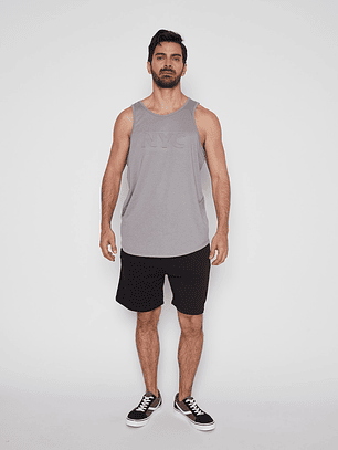 Polera Hombre 3D Basic Gris Familyshop