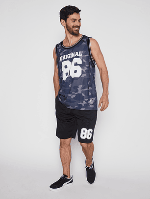 Polera Hombre Basquet Tye Die Negro Familyshop