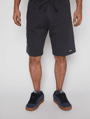 Bermuda Franela Hombre Regular Fit Acero Familyshop