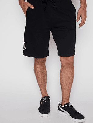 Bermuda Hombre Bordes Negro Familyshop