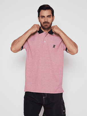 Polera Hombre Pique Rosado Familyshop
