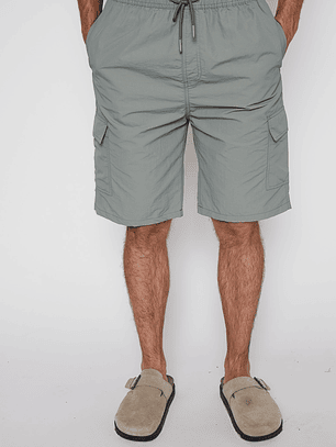 Bermuda Hombre Cargo Verde Familyshop
