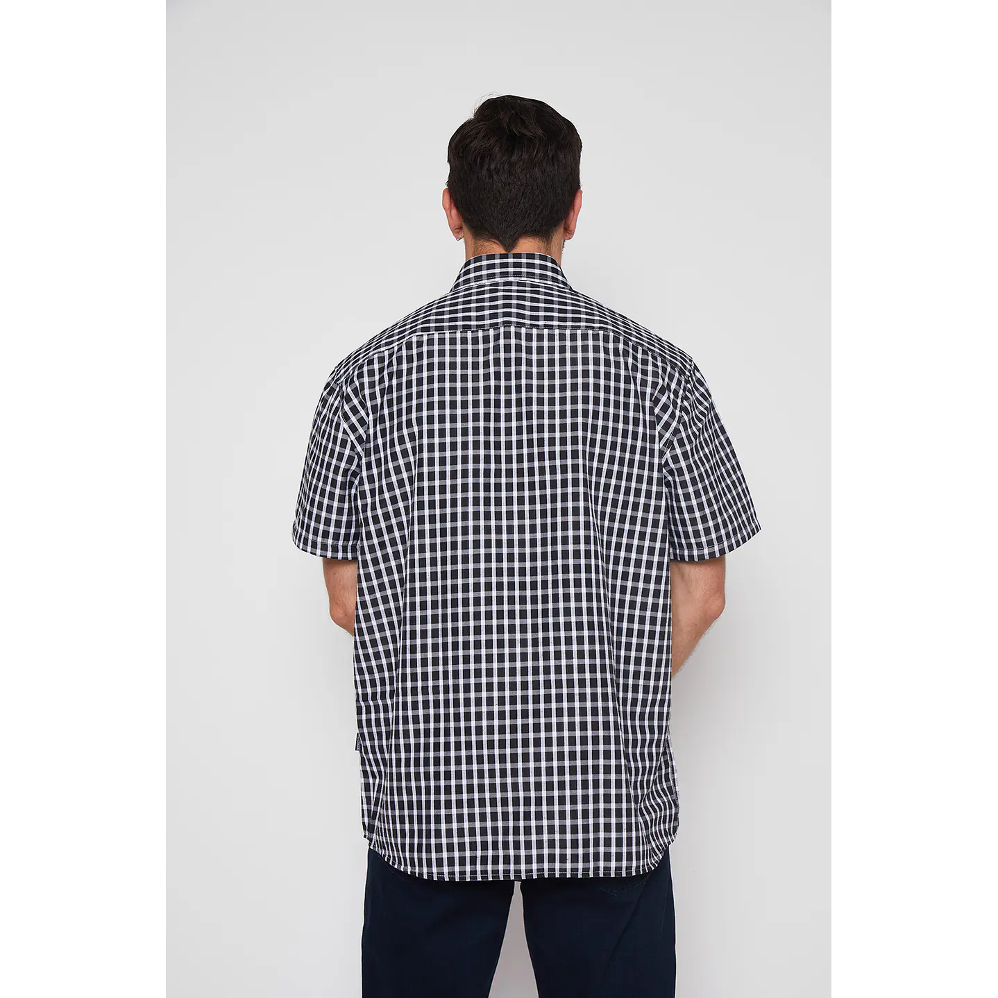 Camisa Hombre Escocesa Negro Familyshop 3