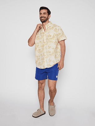 Camisa Hombre Summer Beige Familyshop
