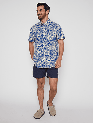 Camisa Hombre Summer Azul Familyshop