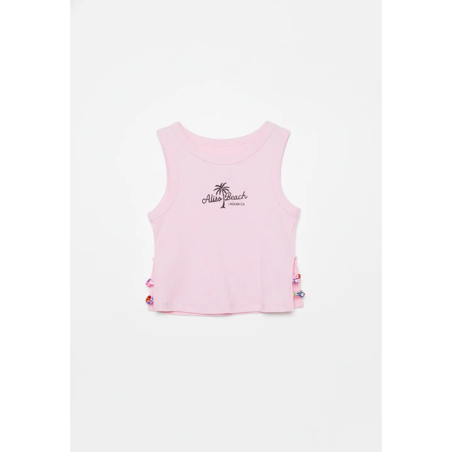 Polera Niña Tachas Costado Rosado Familyshop 4