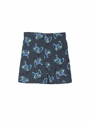 Pijama Corto Niño Dino Celeste Familyshop