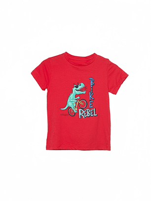 Pijama Corto Niño Dino Rojo Familyshop