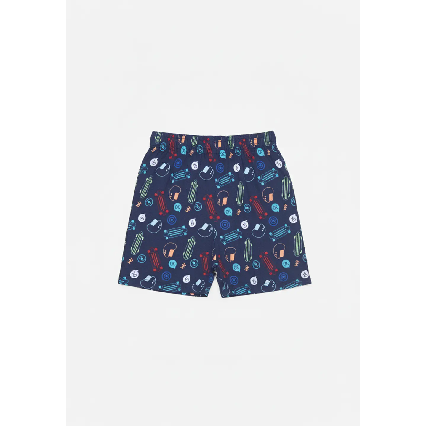 Pijama Corto Niño Skate Verde Familyshop 3