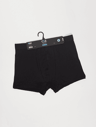 Bóxer Medio Hombre Negro Familyshop