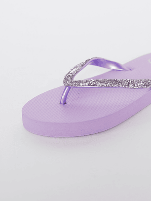 Hawaianas Zuecos Brillos Mujer Lila Familyshop